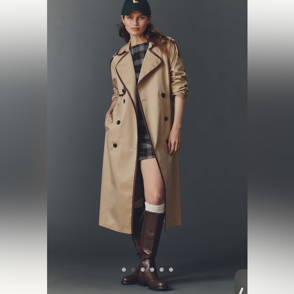 NWT Avec Les Filles Trench Coat Size S